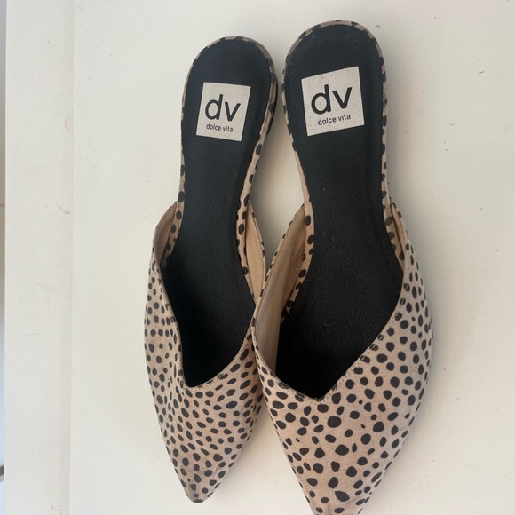 Dolce Vita Leopard Spotted slides